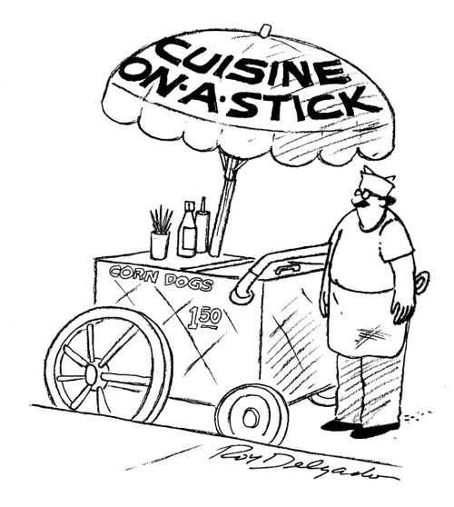 Cuisine on a stick