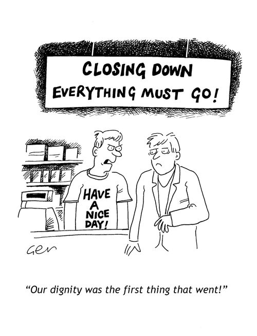 'Our dignity was the first thing to go.'