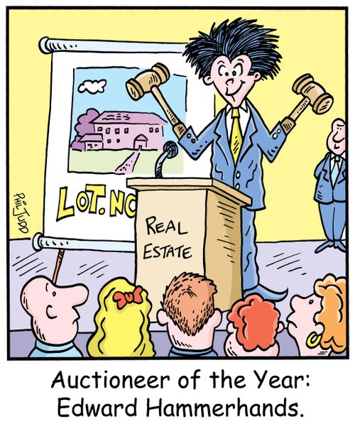 Auctioneer of the Year: Edward Hammerhands.