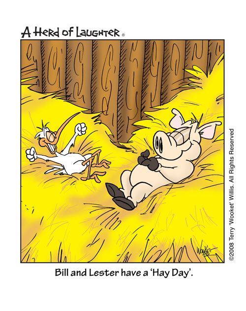 Bill and Lester have a 'Hay Day'.