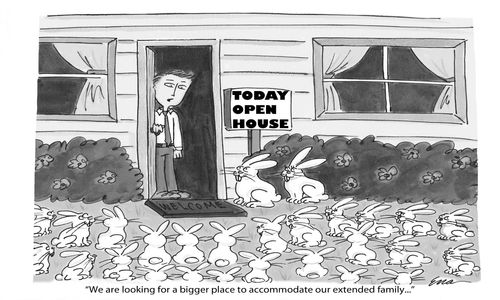 'We are looking for a bigger place to accommodate our extended family.'