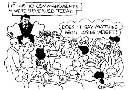 If the 10 Commandments were issued today...