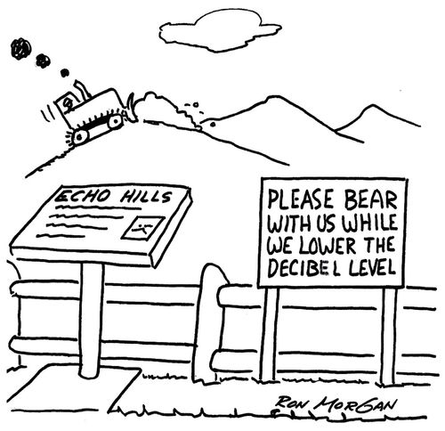 Echo Hills - Please bear with us while we lower the decibel level.