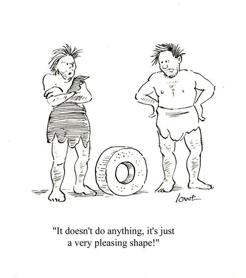 'It doesn't do anything, it's just a very pleasing shape!'