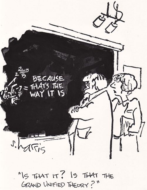 "Is that it? Is that the Grand Unified Theory?"