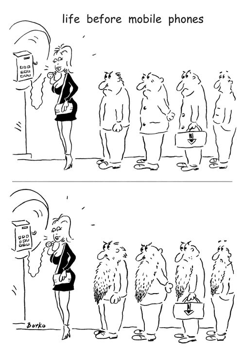 Life before mobile phones