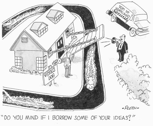 'Do you mind if I borrow some of your ideas?'