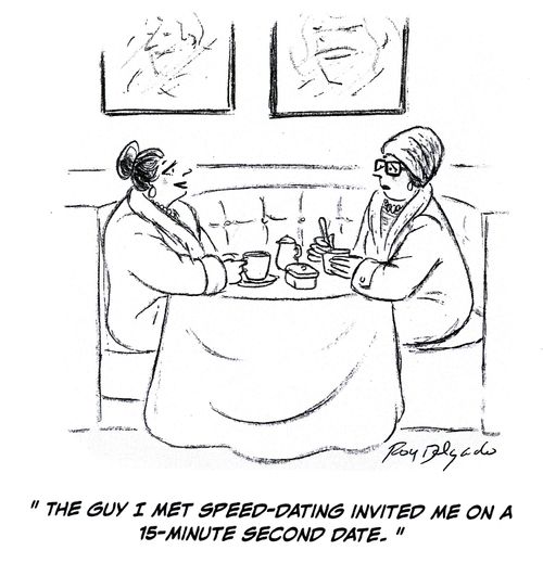'The guy I met speed-dating invited me on a 15-minute second date.'