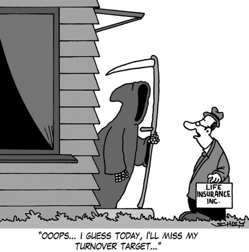 'Ooops... I guess today, I'll miss my turnover target...'