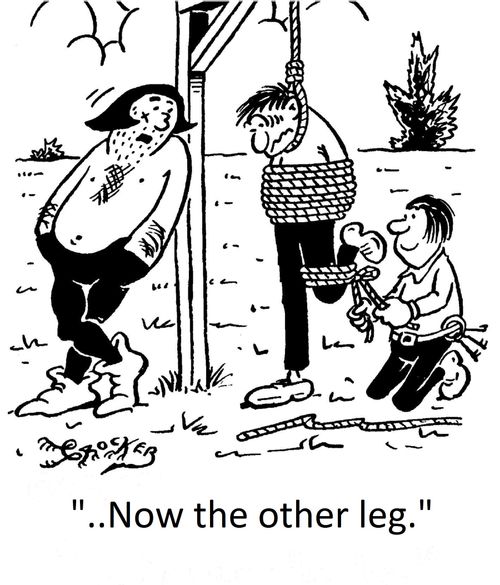 '...Now the other leg.'