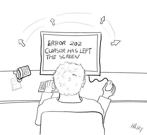 Error 202: The cursor has left the screen.