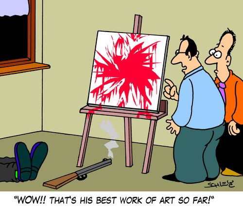 'WOW! That's his best work of art so far!'