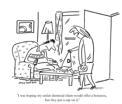 'I was hoping my unfair dismissal claim would offer a bonanza, but they put a cap in it.'