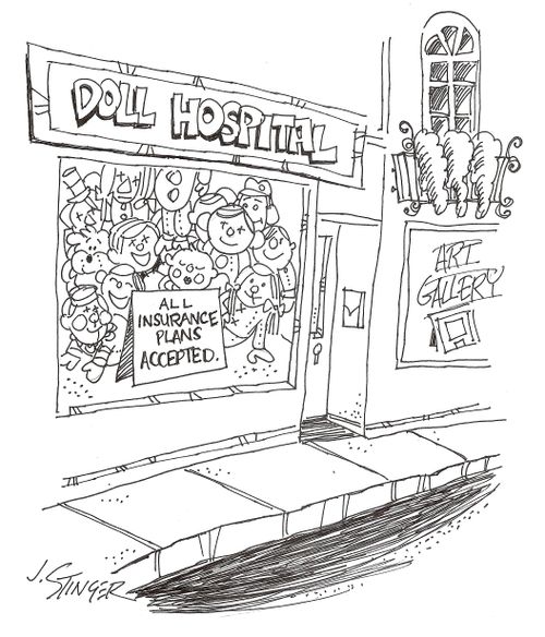 Doll Hospital: All insurance plans accepted.