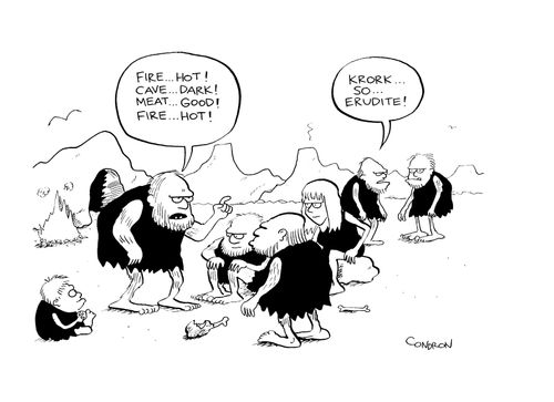 'Krork...so...erudite!'