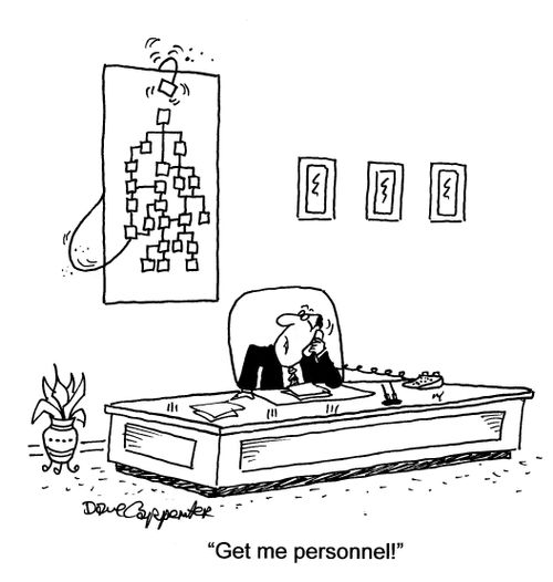 'Get me personnel!'
