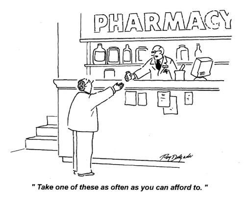 'Take one of these as often as you can afford to.'