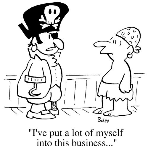 I've put a lot of myself into this business...