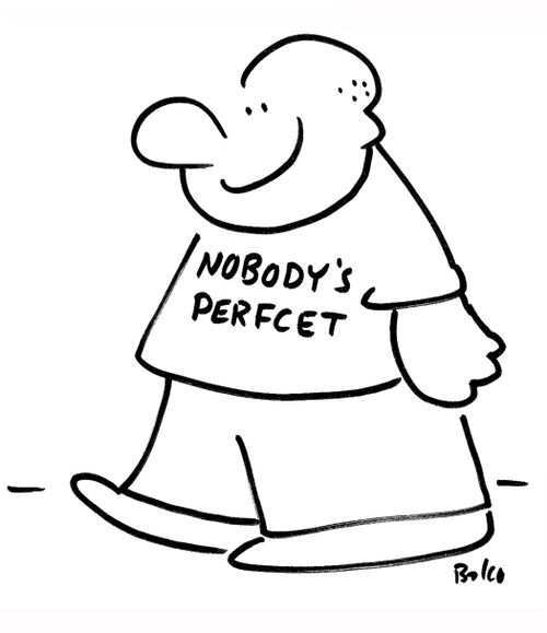 Nobody's Perfcet t-shirt.