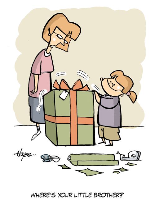 'Where's your little brother?'