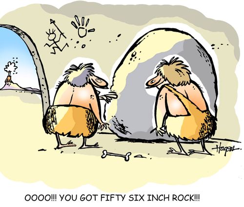 'OOOO!!! You got fifty six inch ROCK!!!'