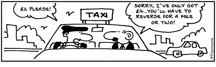 Taxi fares.