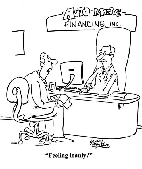 'Feeling loanly?'