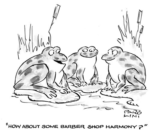 'How about some barber shop harmony?'