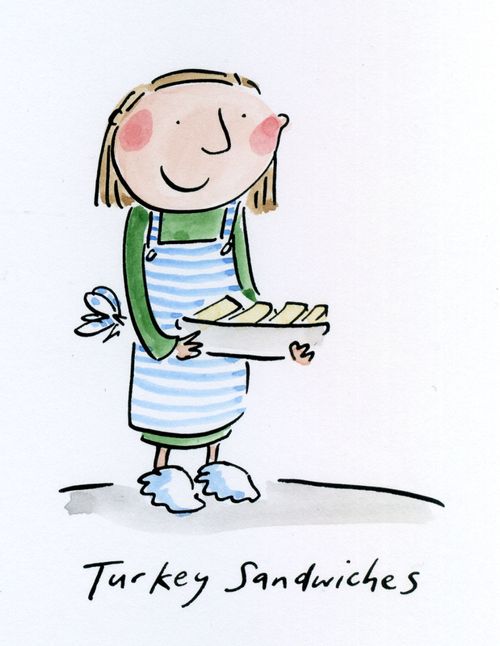 Turkey sandwiches.