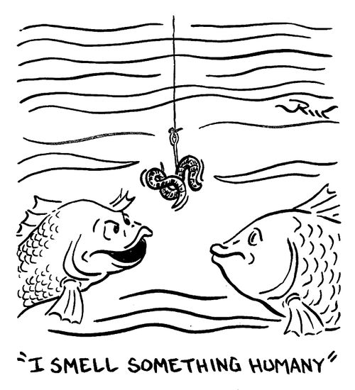 I smell something humany.