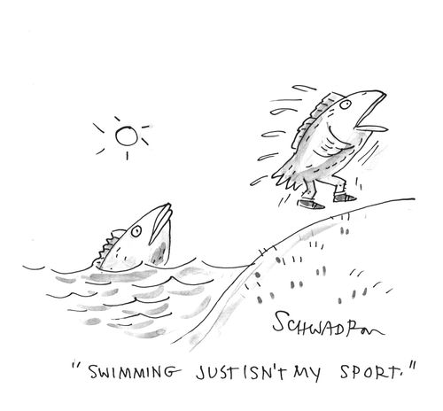 Swimming - Just isn't my sport.