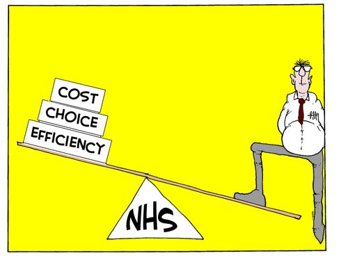 Bureaucrats controlling the NHS