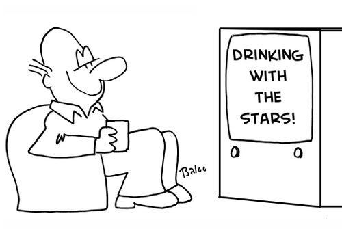 Drinking with the stars.