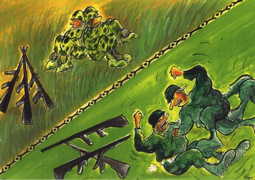 In-fighting between Soldiers