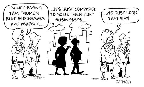 'I'm not saying that "women-run" businesses are perfect....'