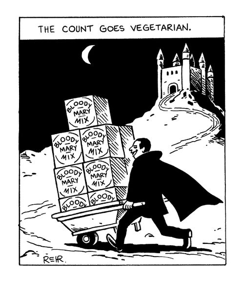 'The count goes vegetarian'