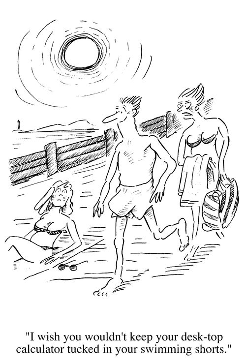 Workaholic on the beach 2