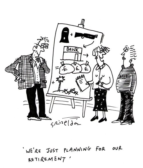 "We're just planning for our retirement."