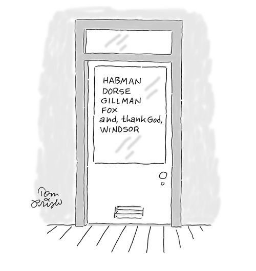 Door to law firm.