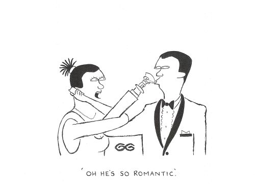 "Oh, he's so romantic."