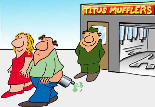 Mufflers.