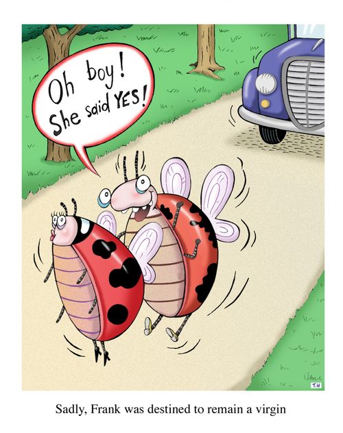 Sadly, Frank was destined to remain a virgin.