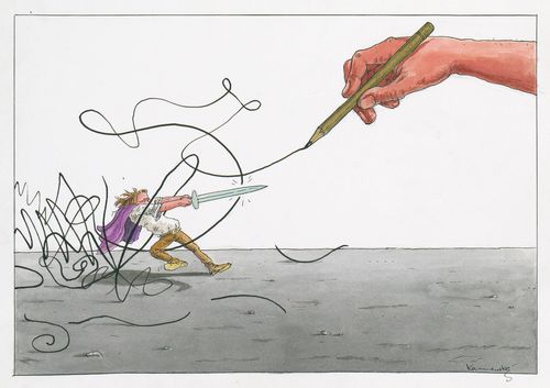 The Pen is Mightier Than The Sword.