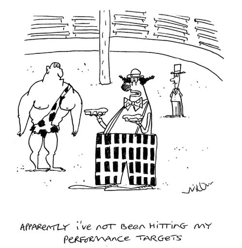'Apparently I've not been hitting my performance targets.'