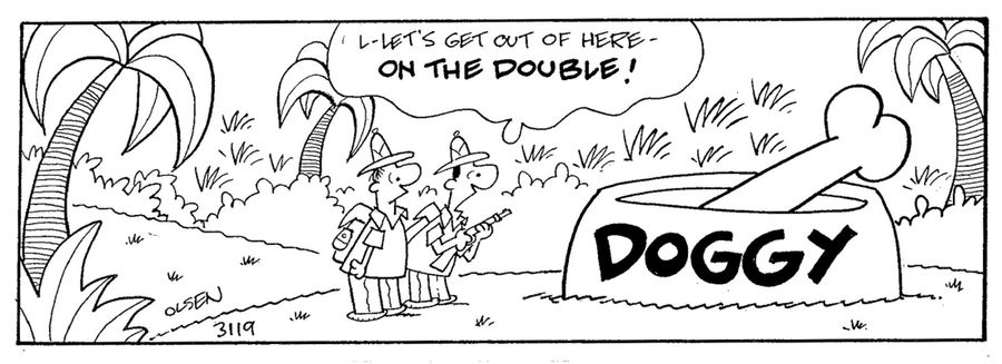 Lets get out of here on the double