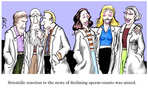 Scientific reaction to the news of declining sperm counts was mixed.