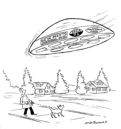 Flying Saucer With Stickers.