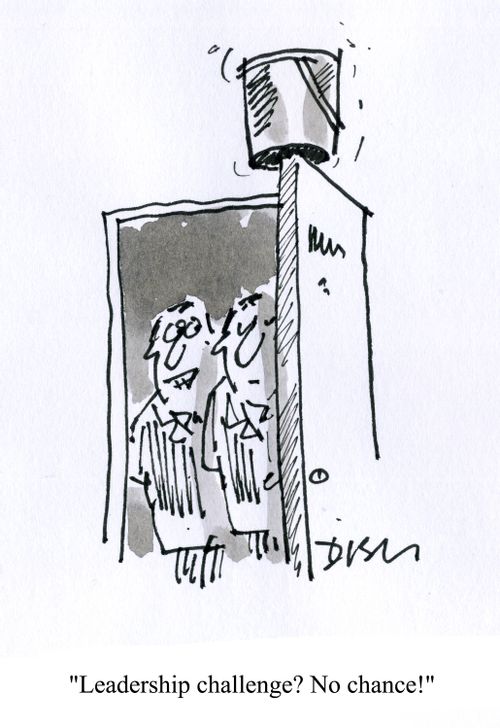'Leadership challenge? No chance!'