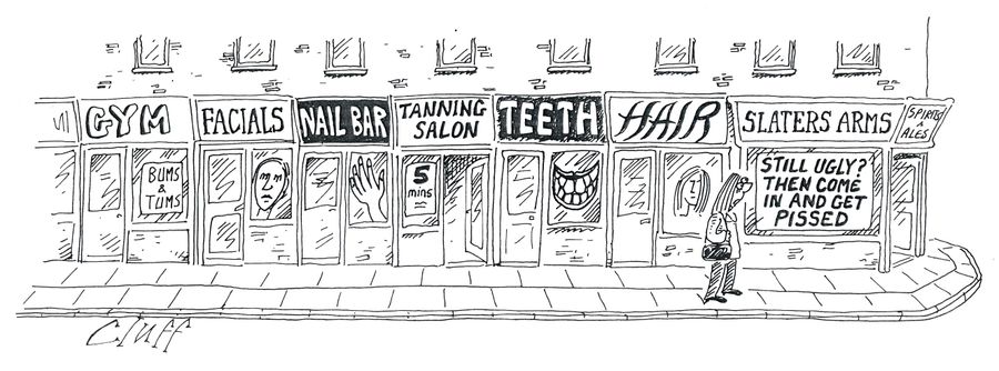 'Still ugly? Then come in and get p****d'