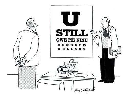 'U still owe me nine hundred dollars'